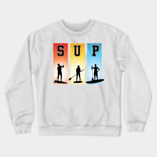 StandUp Paddle Boarding SUP graphic Crewneck Sweatshirt